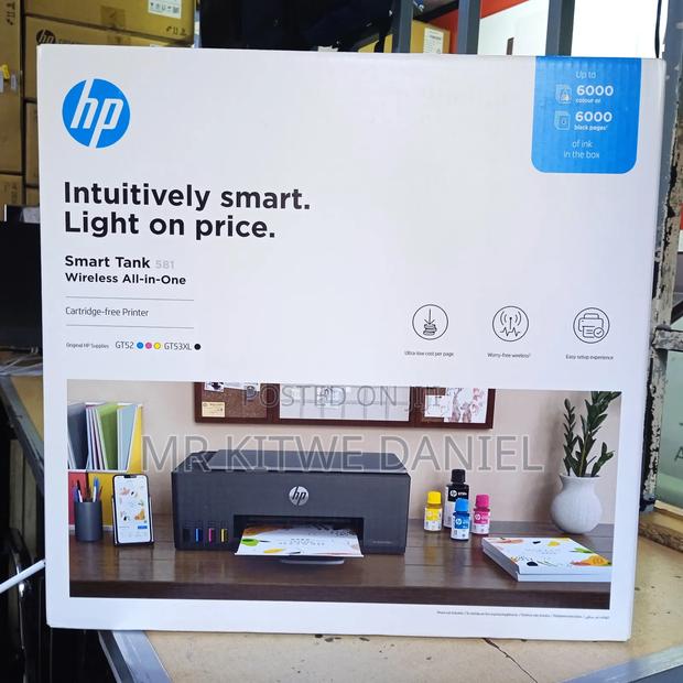 Hp Smart Tank 581 Wireless All in One Printer - thumbnail 2