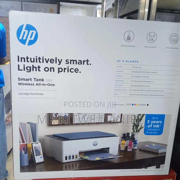 Hp Smart Tank 585 Wireless All in One Printer - main view