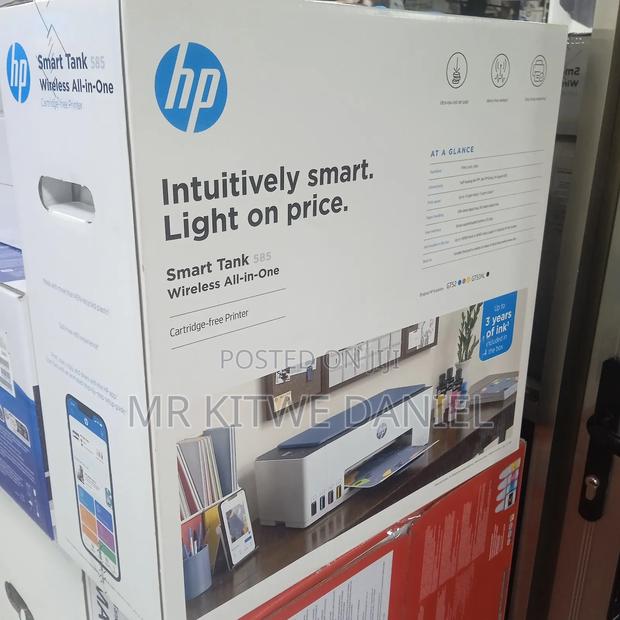 Hp Smart Tank 585 Wireless All in One Printer - thumbnail 4