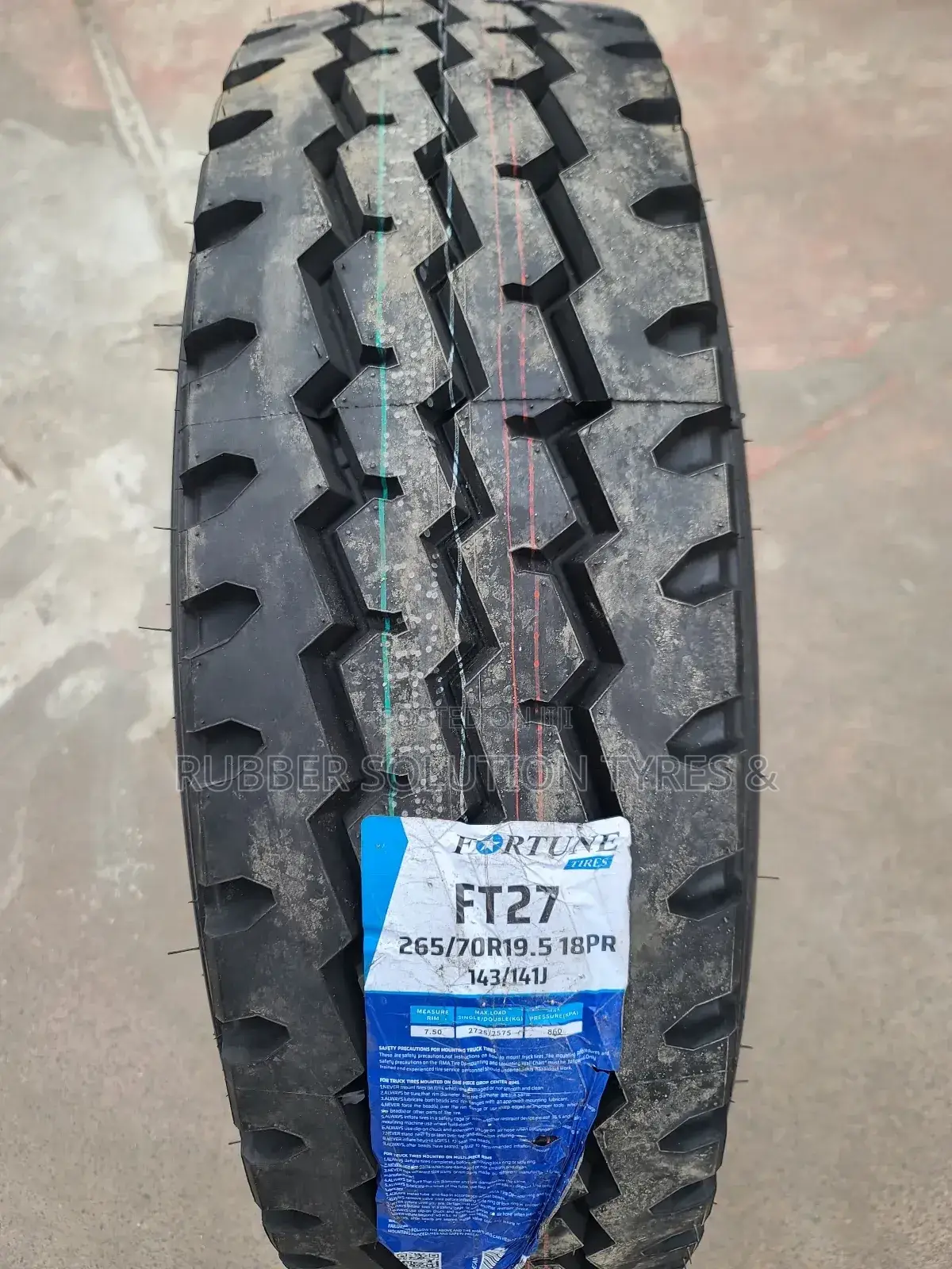 265 /70 R19.5 Fortune Tyres 18pr
