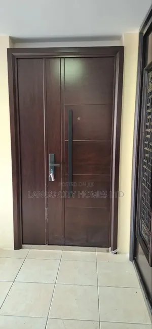 Brown Woodlook Steel Security Door