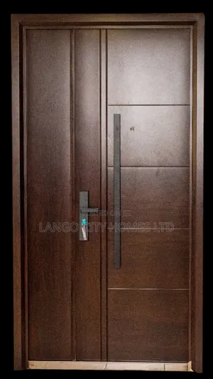 Brown Woodlook Steel Security Door