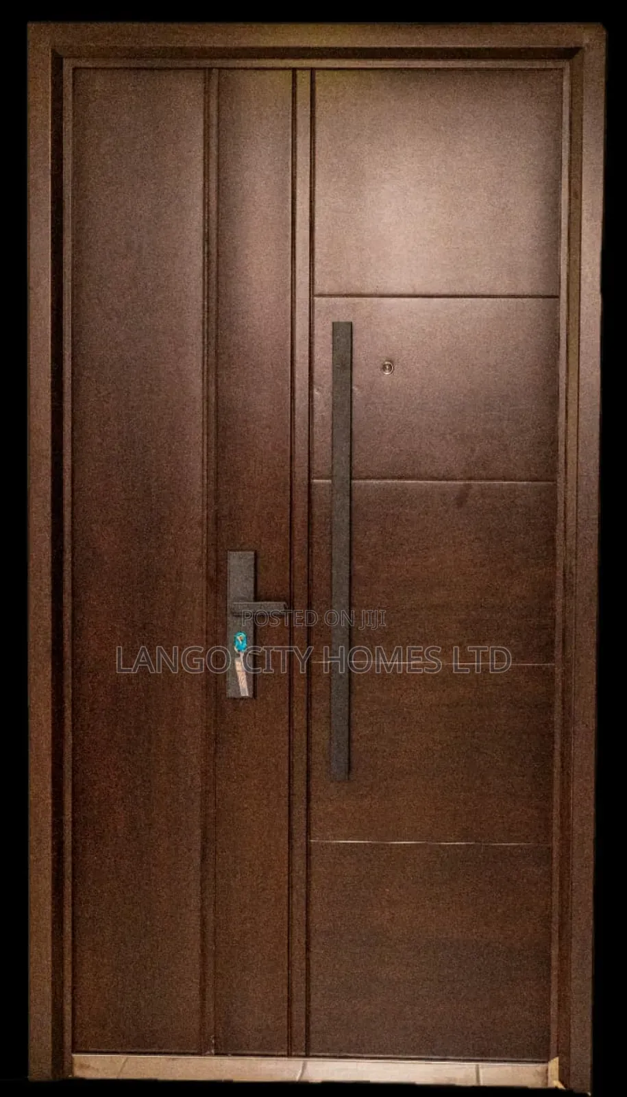 Brown Woodlook Steel Security Door