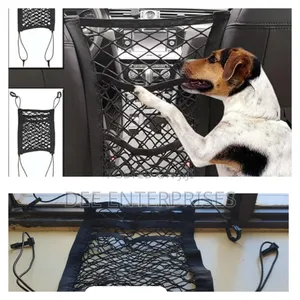 Super Stretch 3 Slot Net Organizer for in Between Car Front Seats