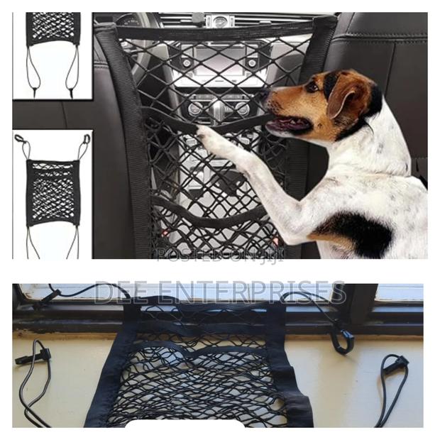 Super Stretch 3 Slot Net Organizer for in Between Car Front Seats - main view