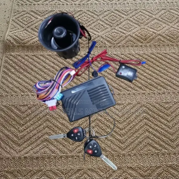 Reliable Universal Car Alarm System With Flip Keys and Siren
