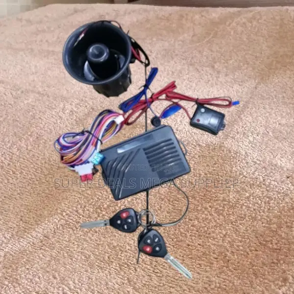 Professional Car Anti-Theft Alarm Kit With Dual Remote Keys