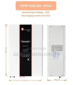 Felicity 5kva Hybrid Solar Inverter | 48v Low Frequency Ivpm5048