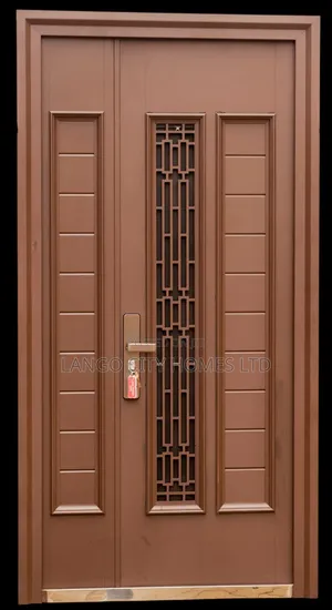 Heavy Duty Steel Door With Built-in Sliding Vent