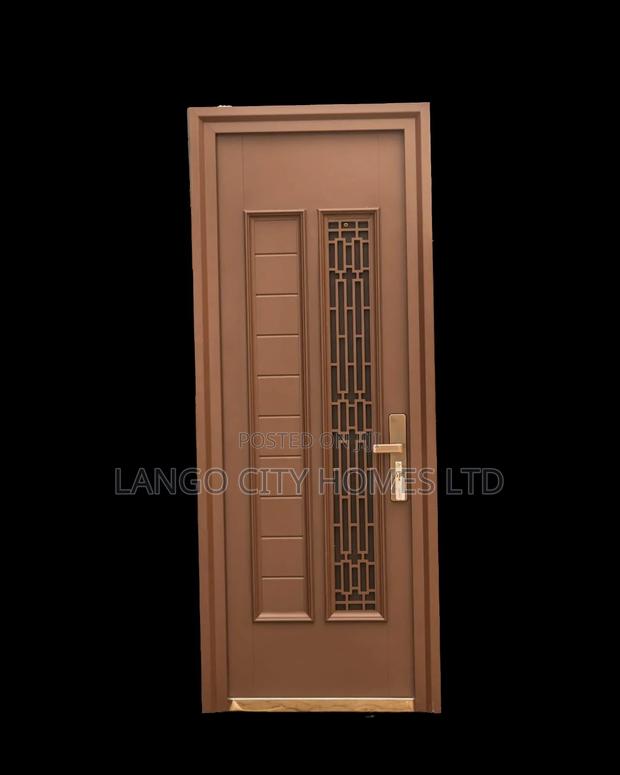 Single Security Steel Door - Built to Last With Mini Ventilation Door