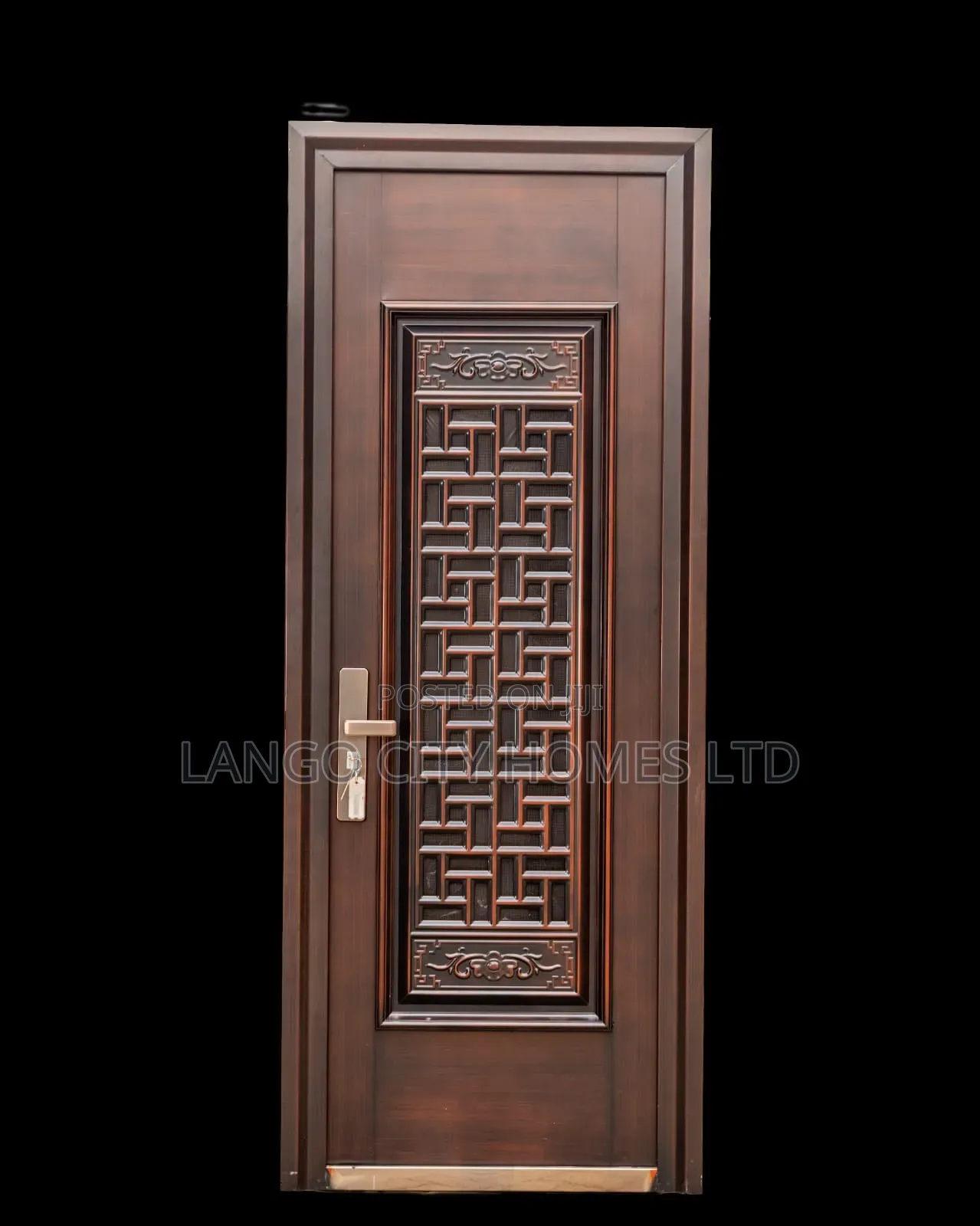 Single Security Steel Door - Built to Last With Mini Ventilation Door