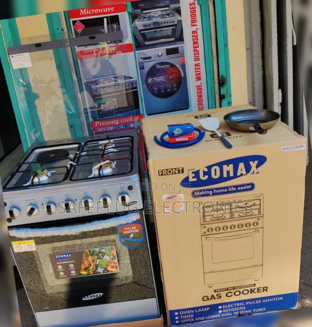 60*60 Ecomax 3+1 Standing Cooker Free Pipe and Regulator - main view