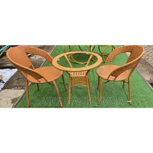 Outdoor Balcony Garden Set Table With 2 Chairs