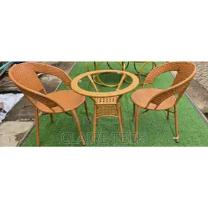 Outdoor Balcony Garden Set Table With 2 Chairs