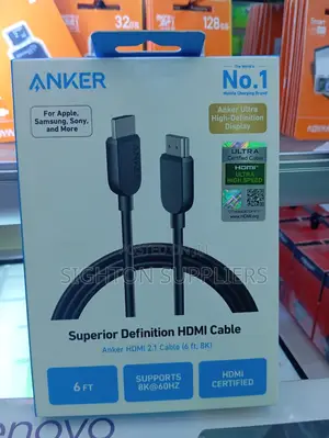 Anker 6ft Hdmi 2.1 Cable -at 60hz