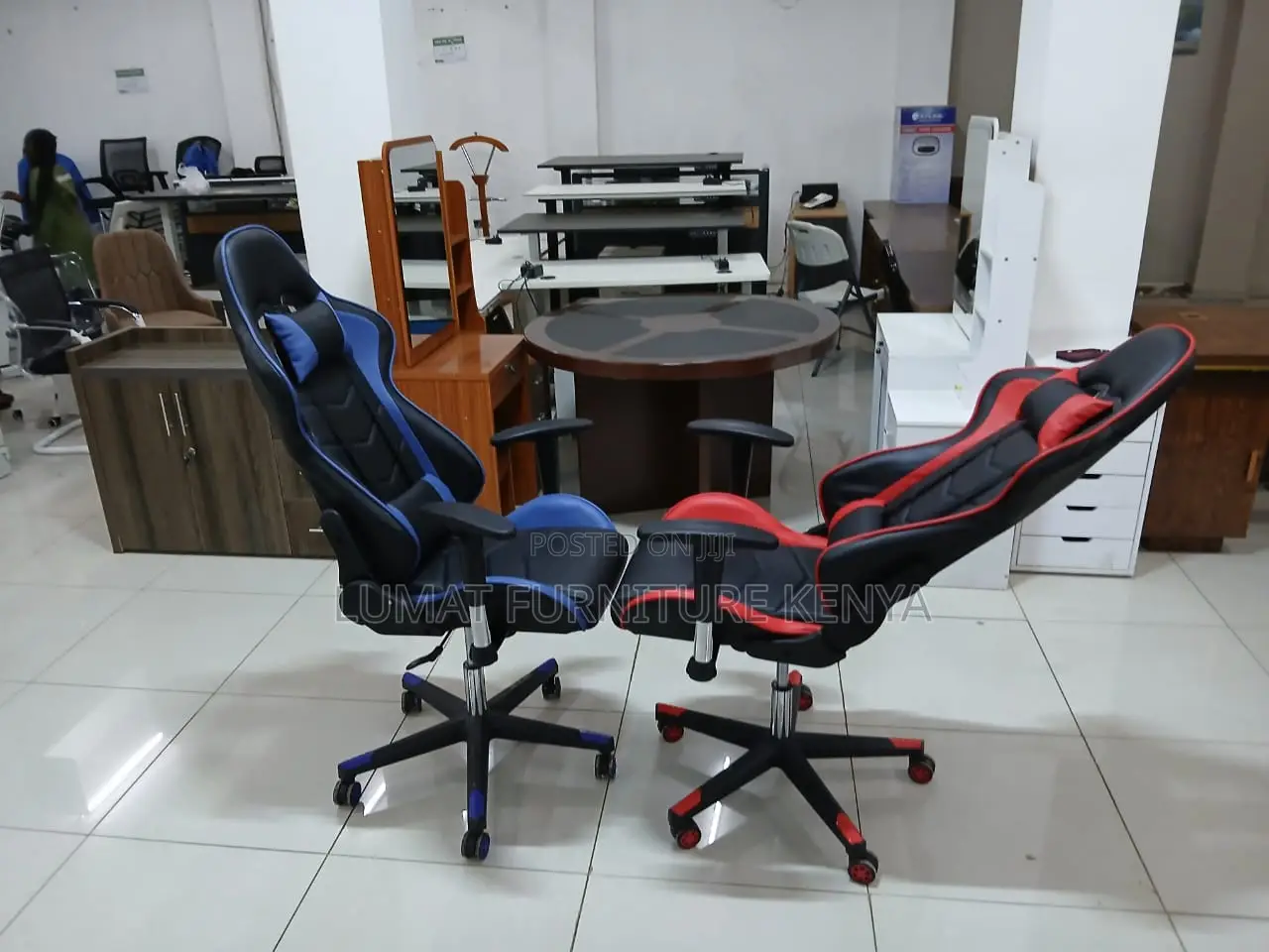Comfortx Blue Gaming Chair