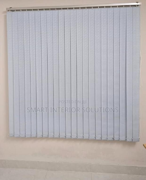 White Vertical Window Blinds