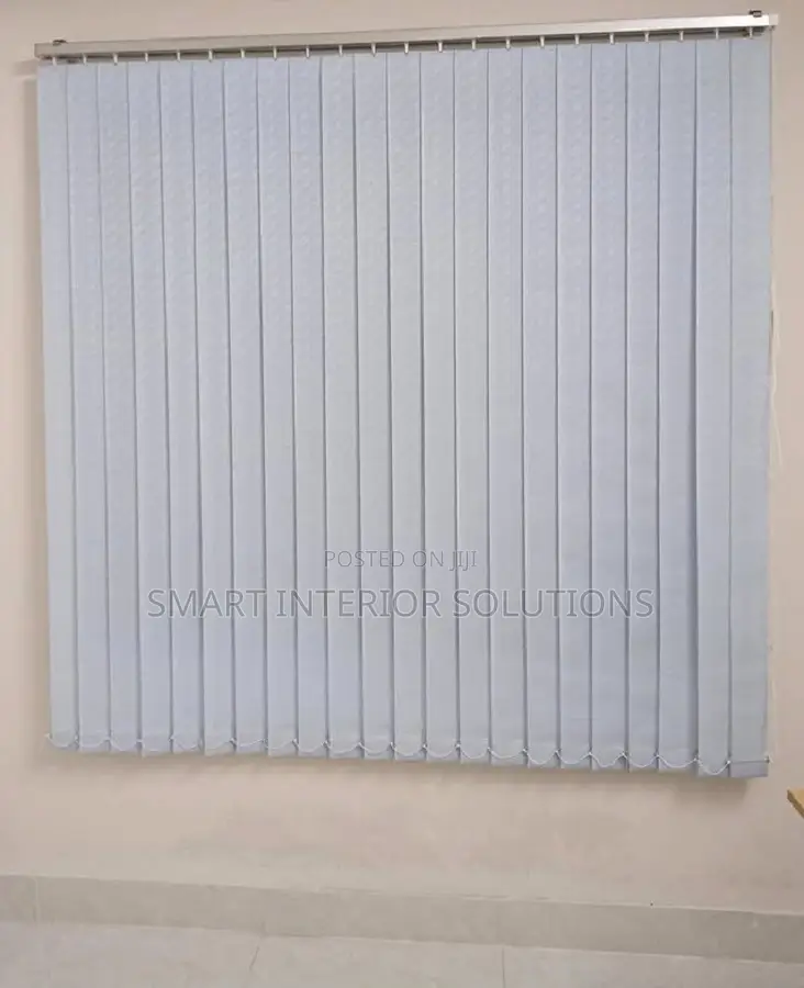 White Vertical Window Blinds