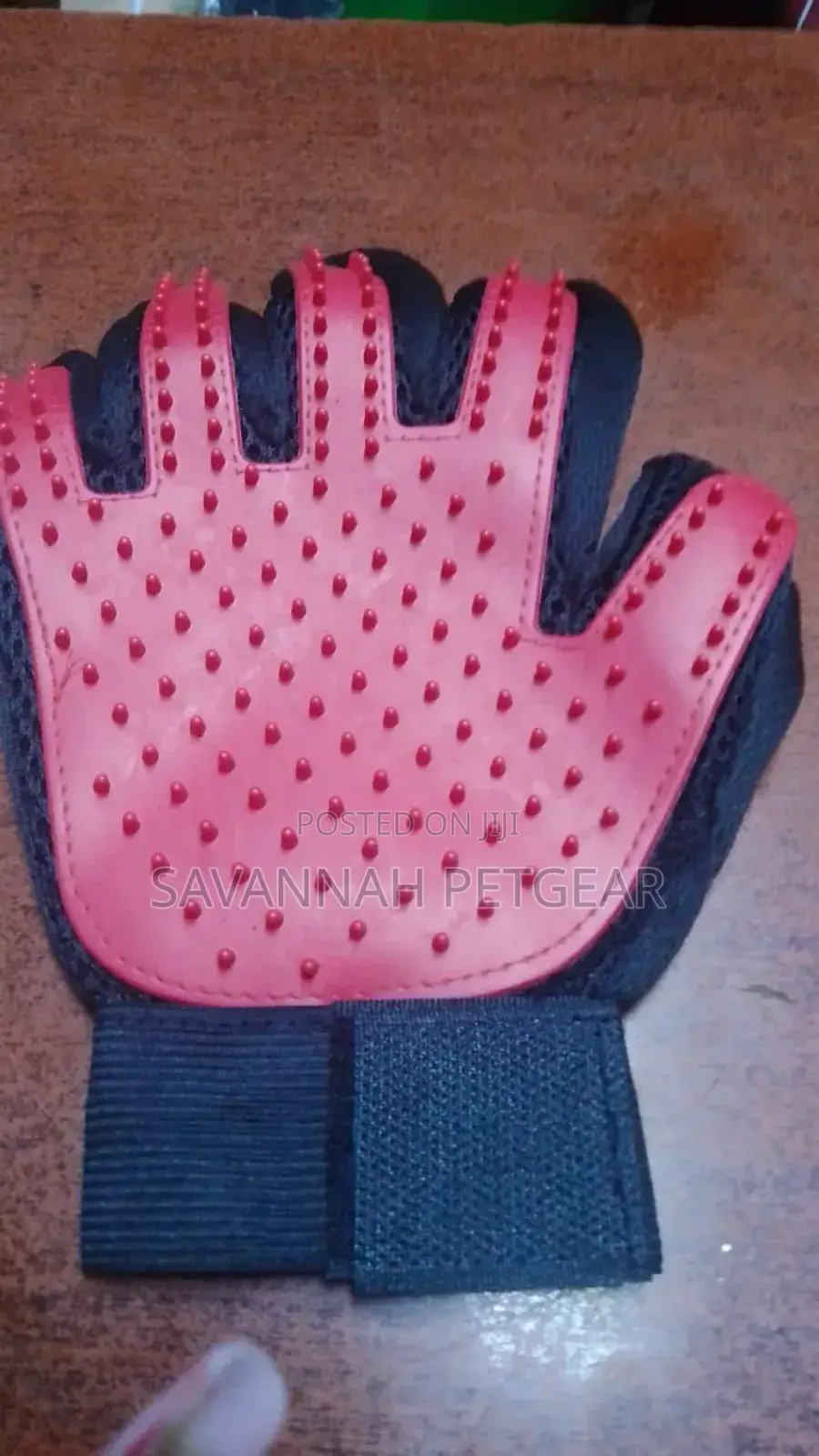 Enhanced Five Finger Gentle Pet Grooming Brush Pet Hair Remover Glove