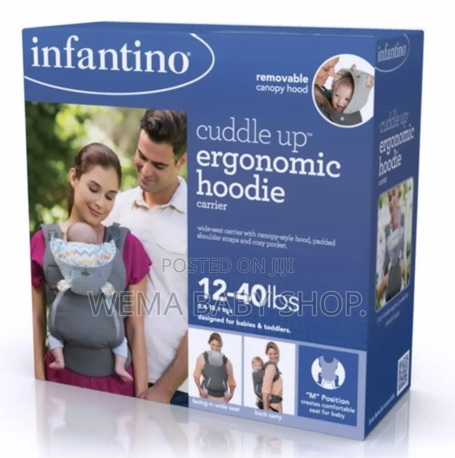 Infantino Ergonomic Hoodie Baby Carrier