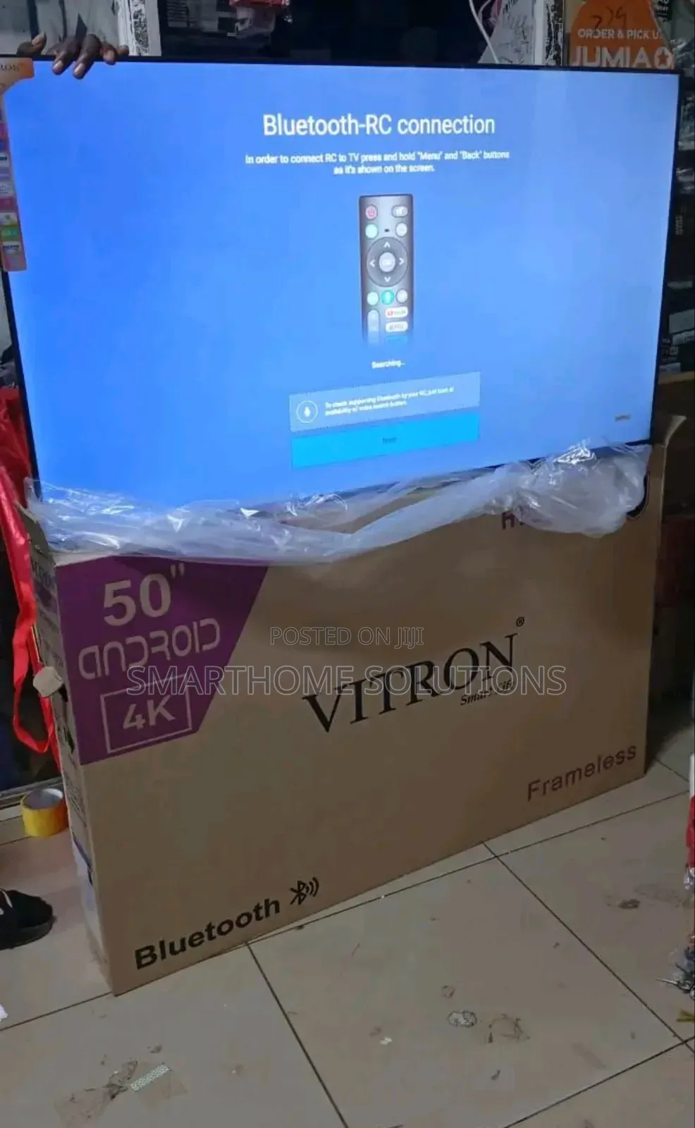 Vitron 50 Inches Smart Android Tv. Bluetooth. Youtube