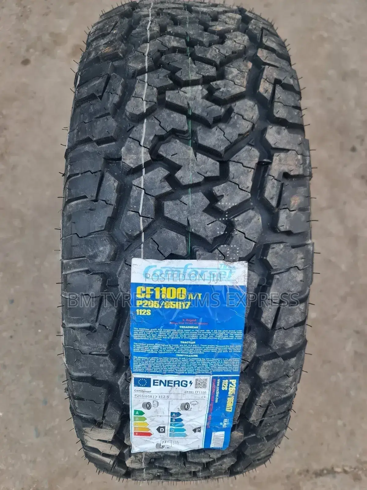 265 /65 R17 Comforser Tyres (All Terrrain)