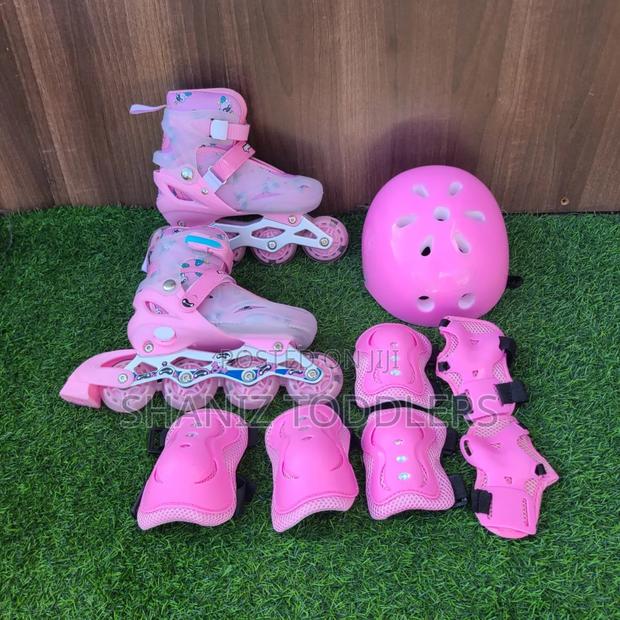 Kids 4-Wheel Skating Shoes - main view