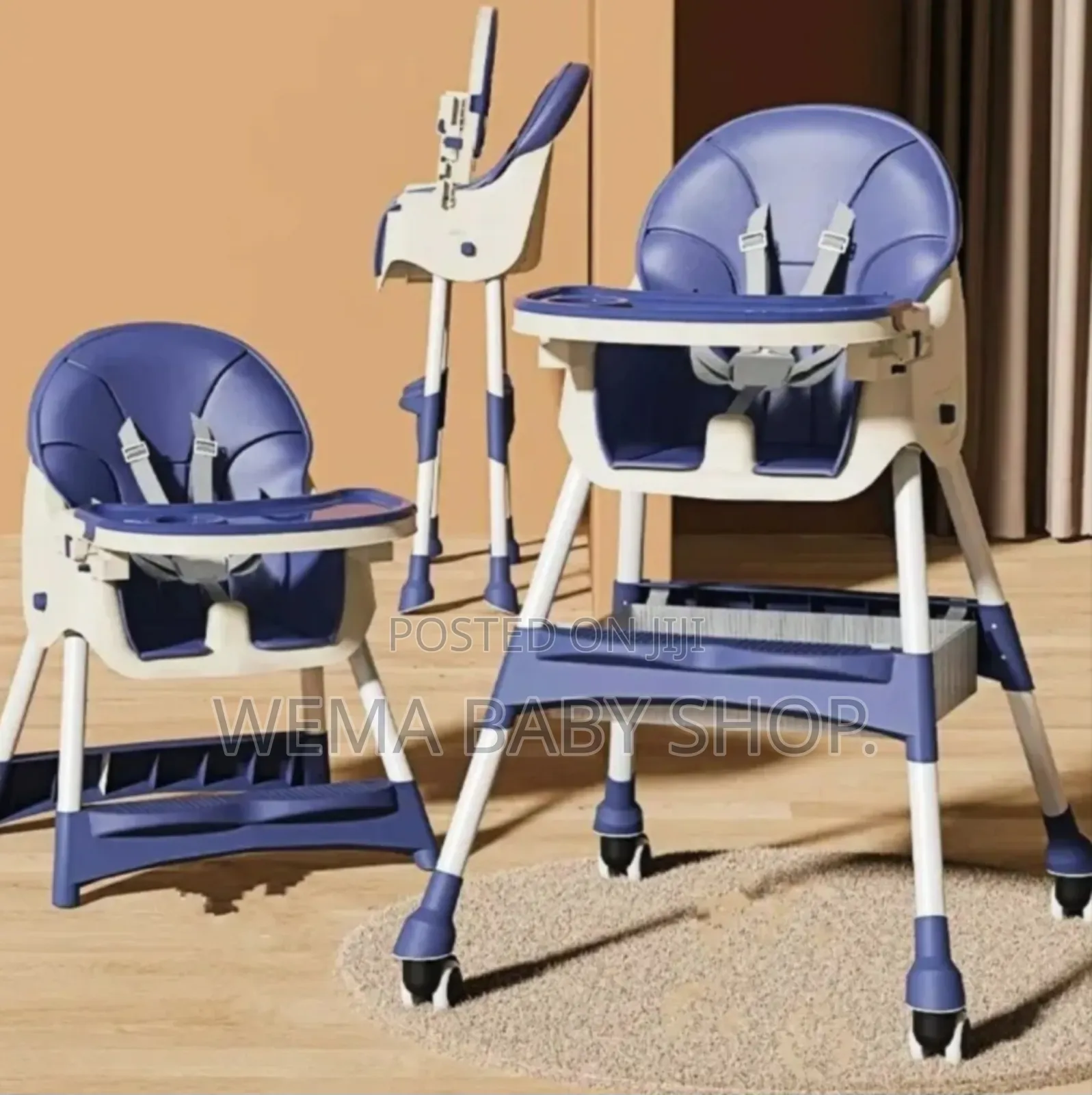 Foldable Multifunction Convertible Baby Feeding Chair