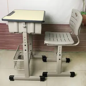 Adjustable Plastic Home/School Kids Desk and Chair Set