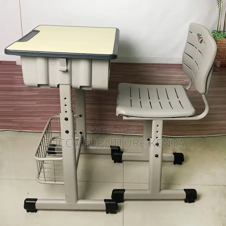 Adjustable Plastic Home/School Kids Desk and Chair Set