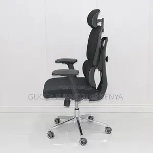 High Back Orthopedic Full Fabric Adjustable Desk Chair