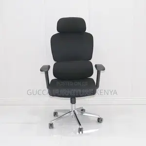 High Back Orthopedic Full Fabric Adjustable Desk Chair
