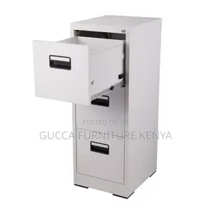 4-Drawer Metallic(White)Storage Document Cabinet