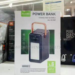 All-in-one Porpiu 80000mah Power Bank With Flashlight