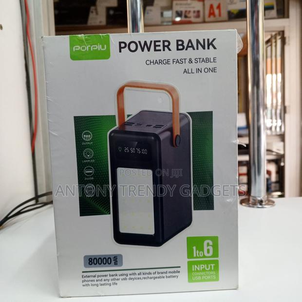 Fast Charging Porpiu 80000mah Power Bank For All Devices