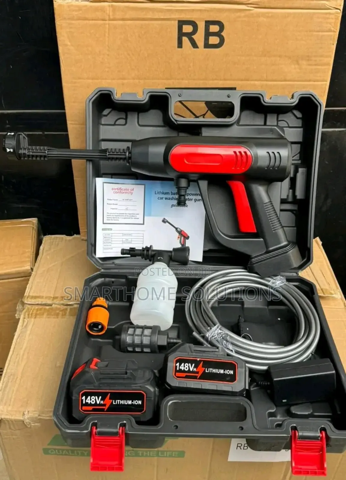 Car Wash Spray Gun - 2 Batteries