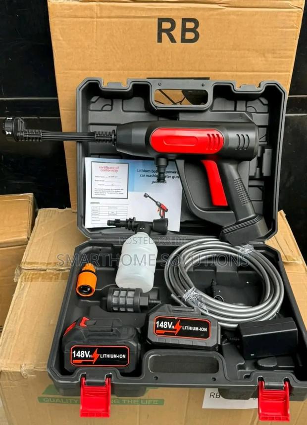Car Wash Spray Gun - 2 Batteries