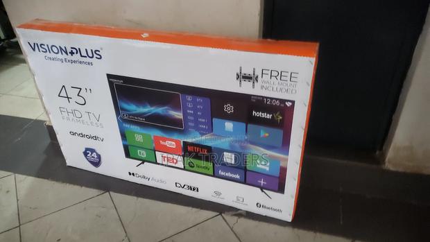 Vision Plus Vp8843sf - 43" FHD Android Tv + Free Wall Mount Frameless - thumbnail 2