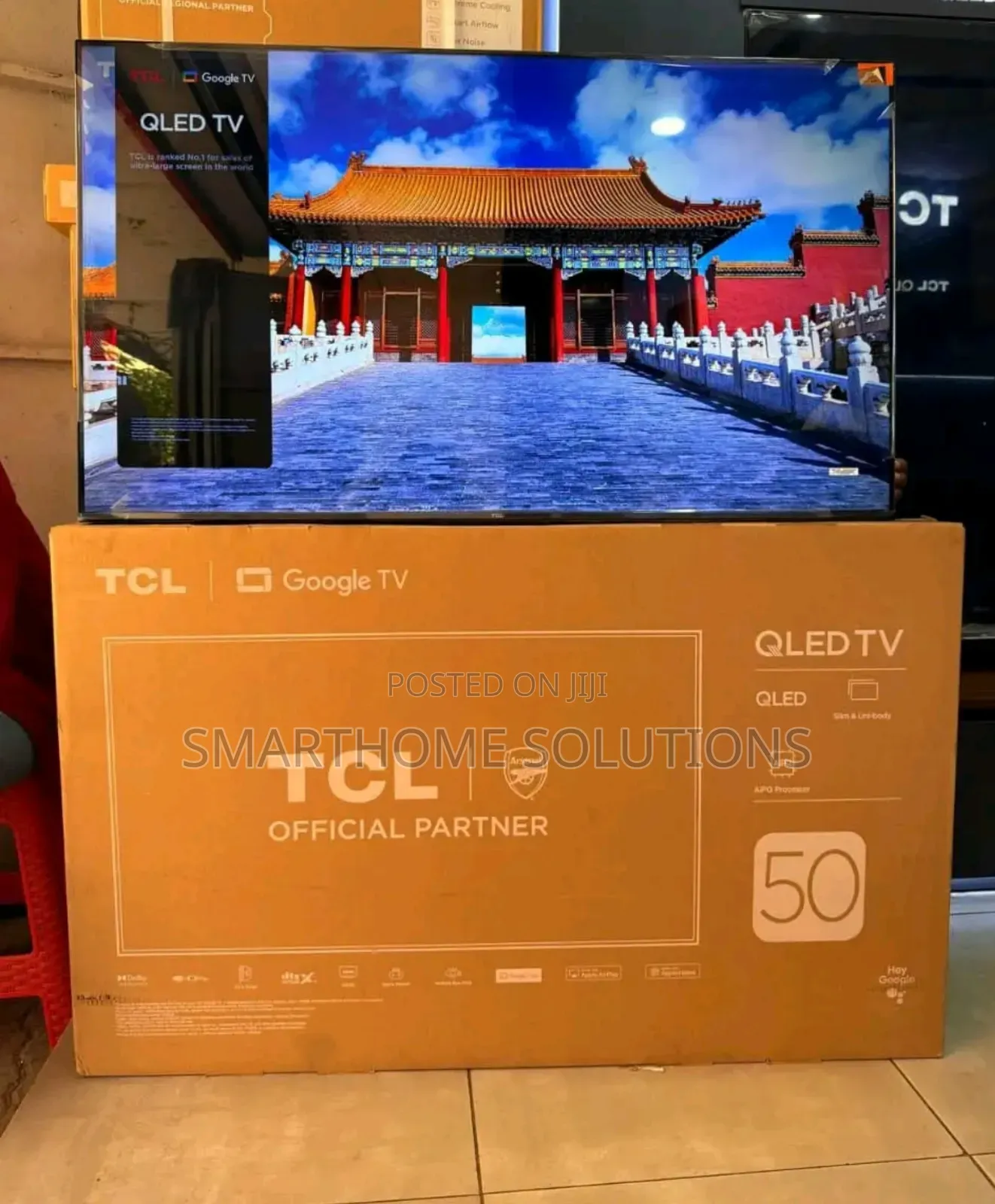 Tcl 50 Inch 4 K, Smart Flameless Tv