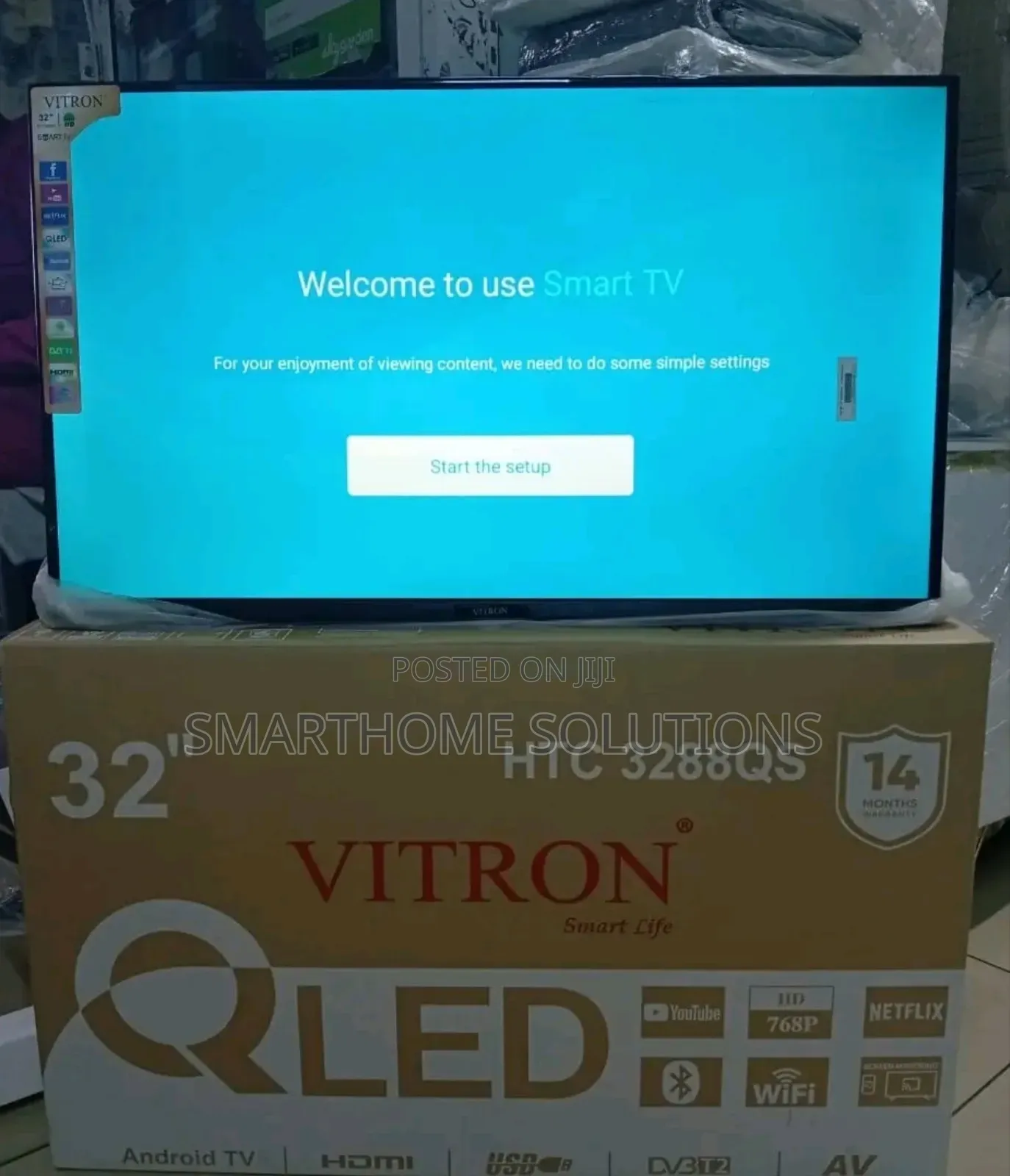 Vitron 32 Qled Smart Tv New 2025
