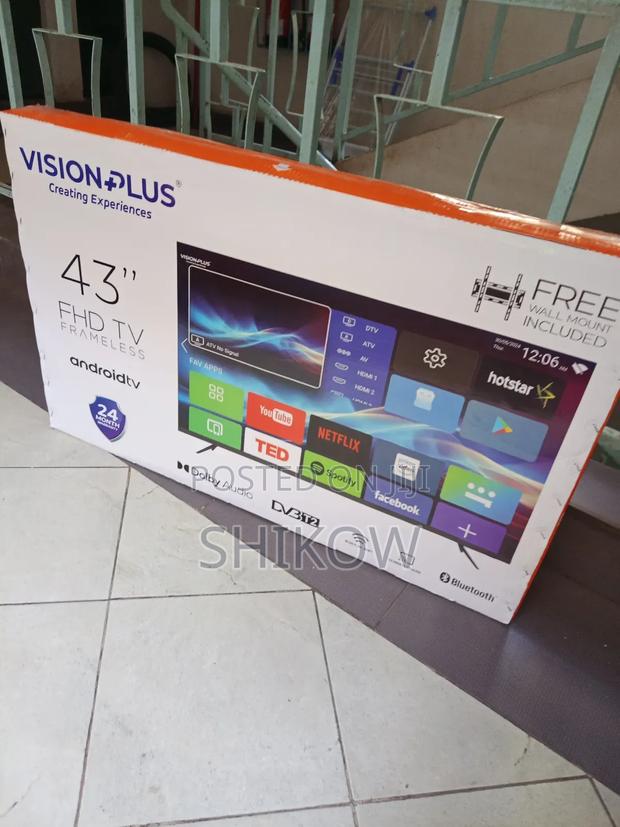 Vision Plus 43" FHD Android Tv , Bluetooth, Youtube, Netflix