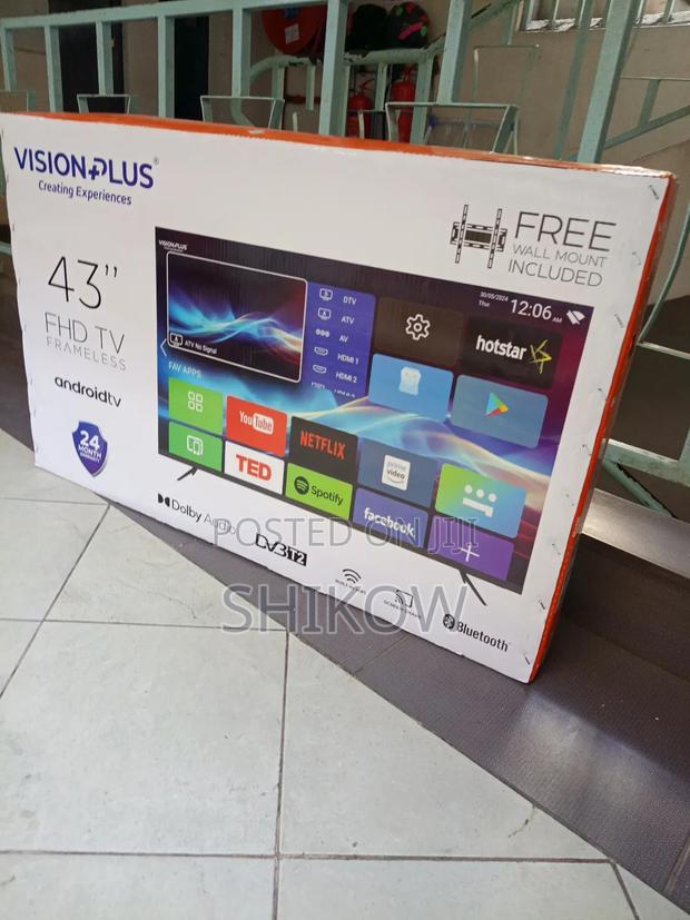 Vision Plus 43" FHD Android Tv , Bluetooth, Youtube, Netflix - thumbnail 2