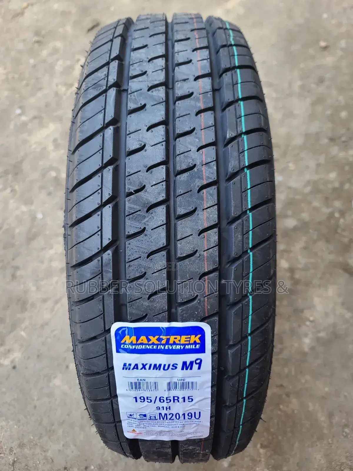 195 /65 R15 Maxtrek Tyres 91h Muximus M9