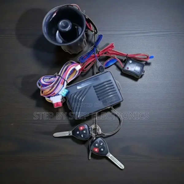 Universal Car Security System With Flip Keys and Loud Siren