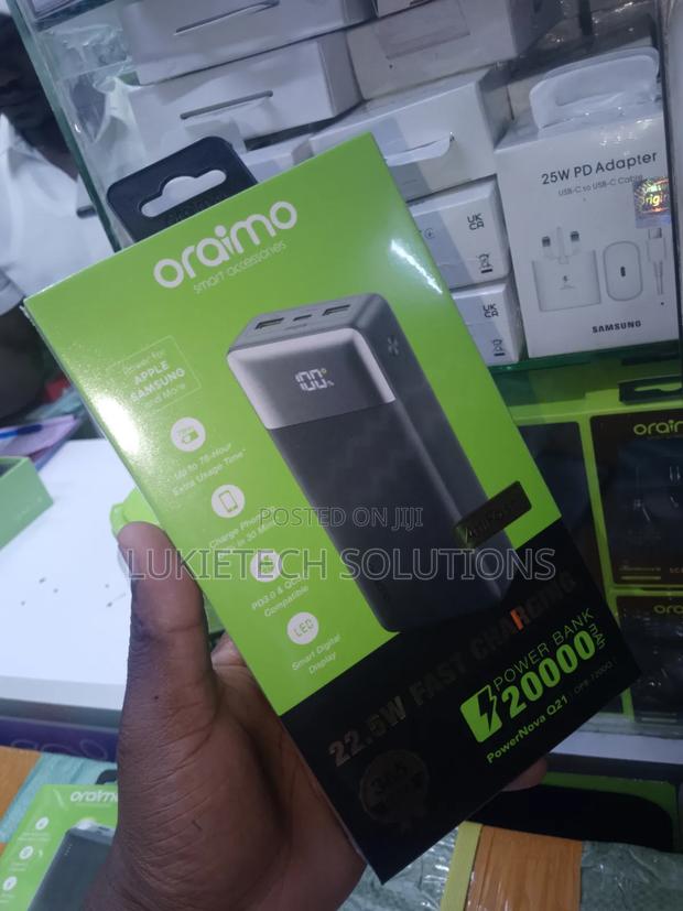 Oraimo 20000 Mah 22.5 Watts With Smart Digital Display - thumbnail 2