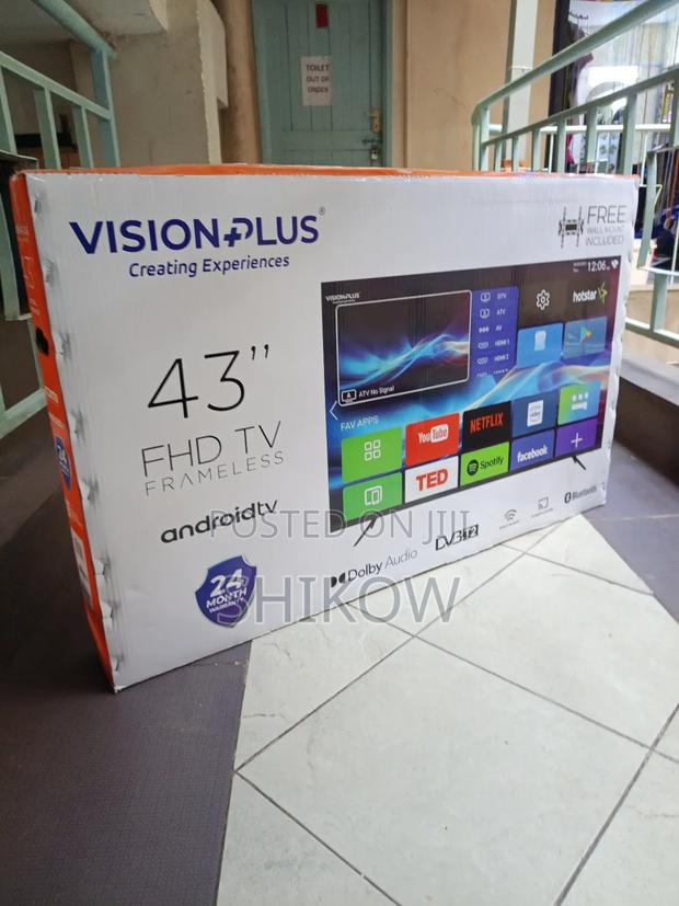 Vision 43 Inch Led Smart Android Tv Bluetooth Youtube Netflix +Mount - main view