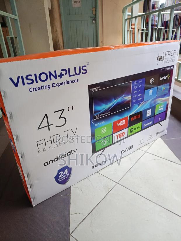 Vision 43 Inch Led Smart Android Tv Bluetooth Youtube Netflix +Mount - thumbnail 3