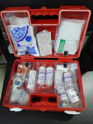 Medium Red First Aid Kit Red 25 Persons