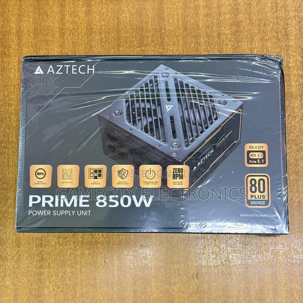 Aztech 850w 80-Plus Bronze Gaming Atx Power Supply