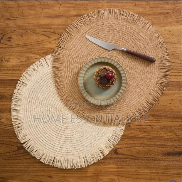 High-Quality Woven Table/Placemats.6pc - thumbnail 2